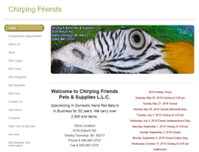 Tablet Screenshot of chirpingfriends.com